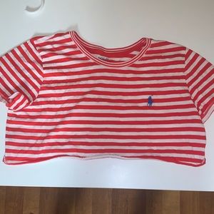 Cropped polo t
